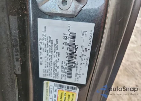 2016 Ford Mustang z USA, uszkodzony, nr VIN 1FA6P8THXG5268126